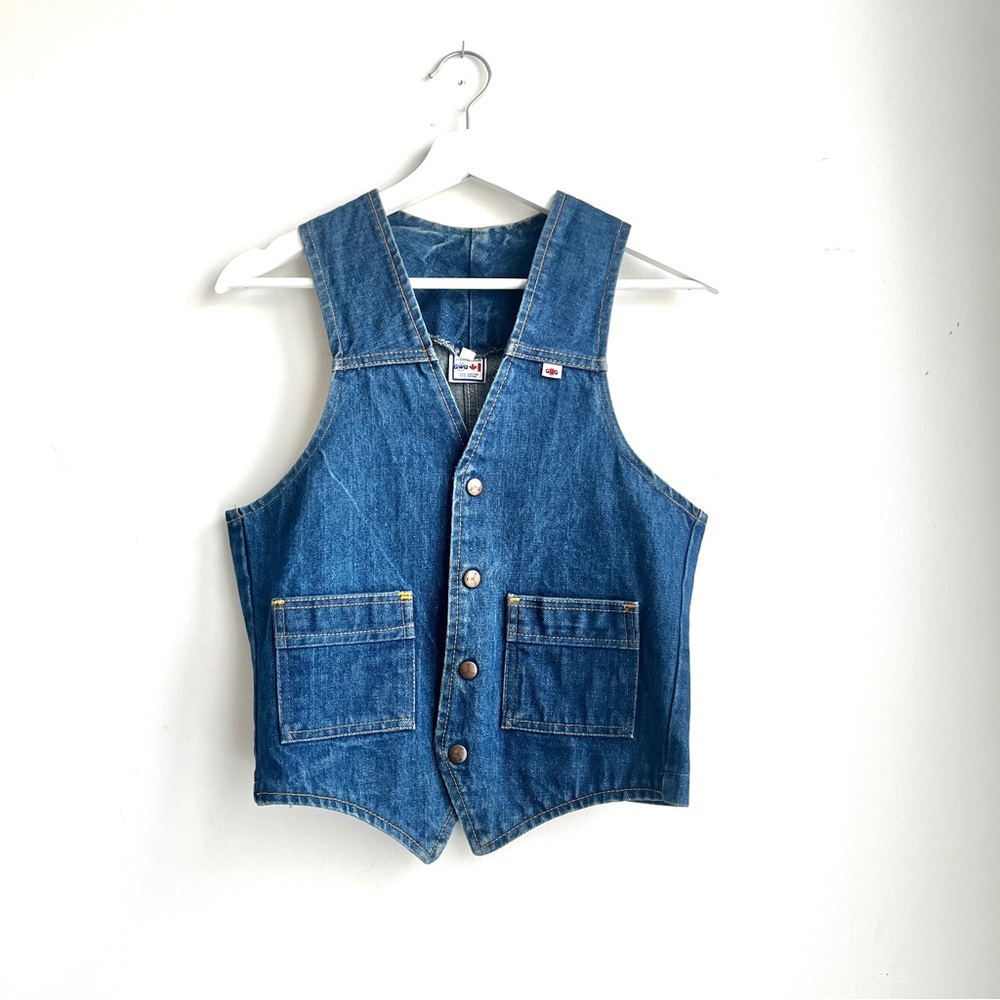 Vintage 70s GWG Vintage Denim Vest